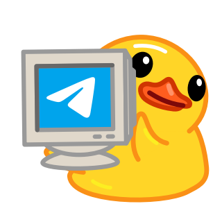 Telegram 吉祥物贴纸